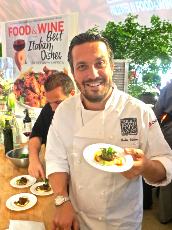 Pebble Beach Food and Wine Fesival Celebrity Chef Fabio Viviani