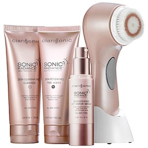 At-Home Beauty Devices - Clarisonic Sonic Radiance Brightening Solution Kit