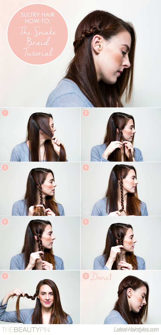 Hair How-To The Sultry Snake Braid Tutorial