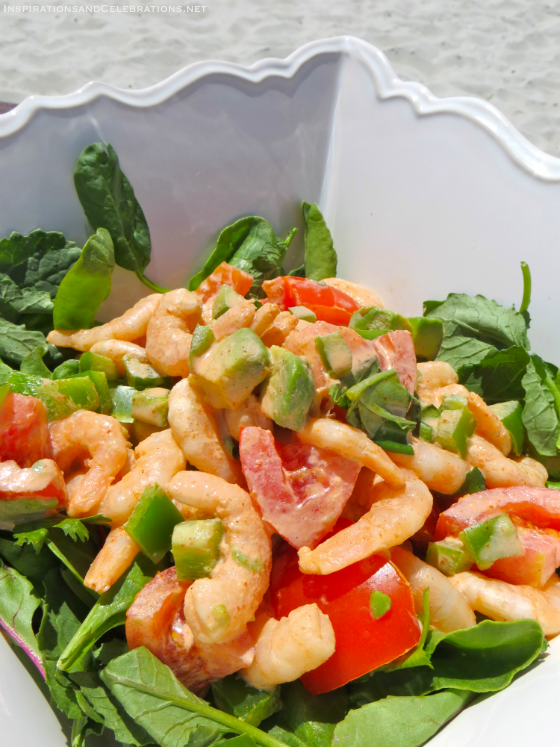 Easy Entertaining The Fun Way To Have A #VacayEveryDay - Mexican Shrimp Salad