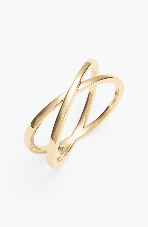 Fabulous Finds Luxury Jewelry - Bony Levy Crossover Ring