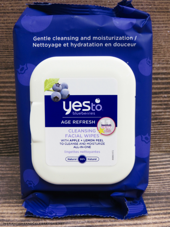Sizzling Summer Style and Beauty Giveaway - Yes To Blueberries Cleansing Facial Wipes