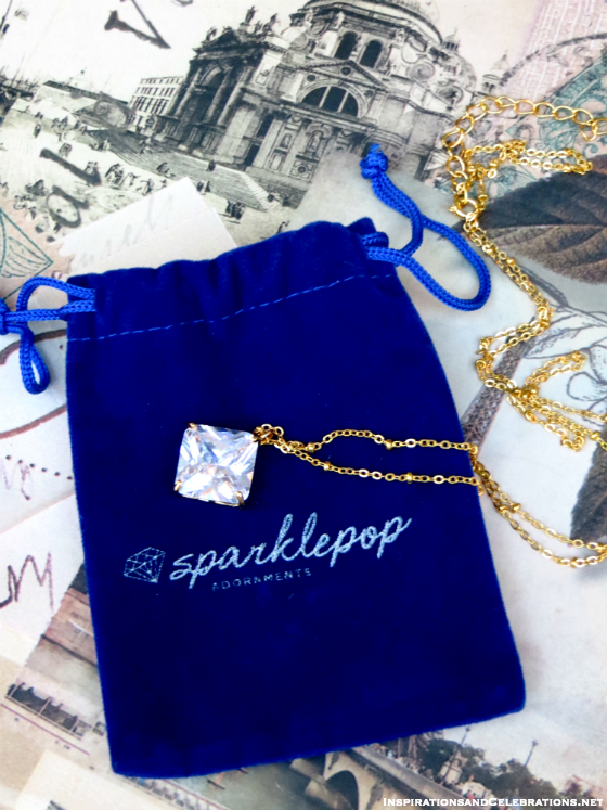 The Haute Holiday Fashion and Makeup Giveaway - Sparklepop Jewelry Sydney Necklace
