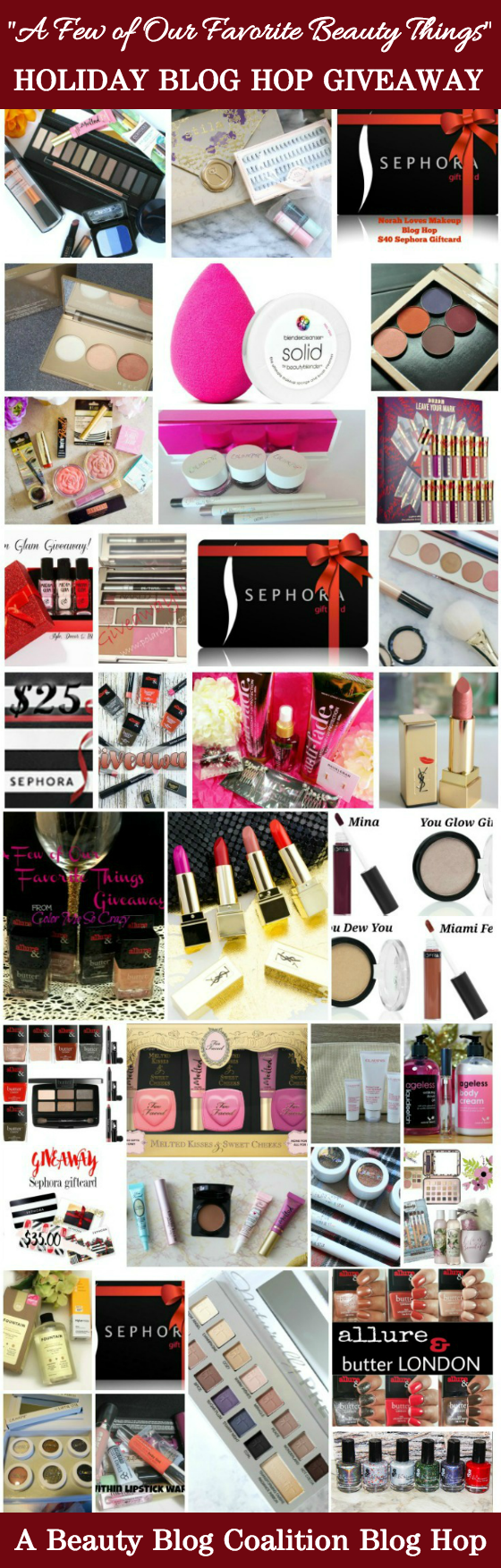 BBC Beauty Blog Hop Holiday Giveaway - 35 Prizes