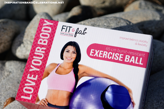 Fit and Fab New Year Giveaway - Win a Fit and Fab Exercise Ball