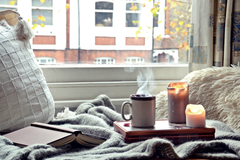 Inspired by Hygge Style - How To Create a Cozy Home for Fall - Reading Nook