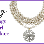 DIY Vintage Pearl Necklace