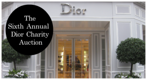 Annual Dior Charity Auction