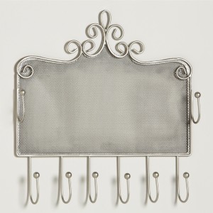 Jewelry Holder - Pewter Wall Jewelry Holder