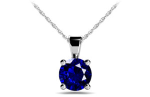 Anjolee Gemstone Solitaire Pendant Necklace