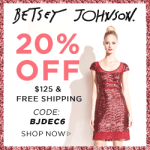 Betsey Johnson Holiday Sales