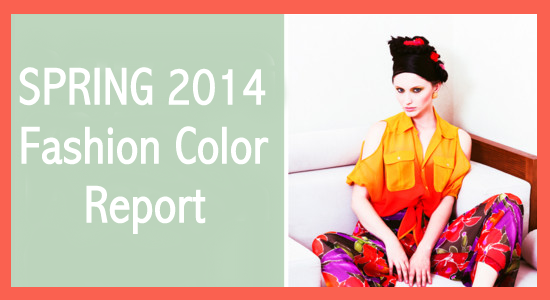 Spring 2014 Fashion Color Report