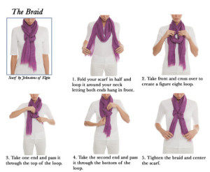How To Tie A Scarf - The Braid