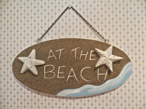 Beach Inspired Home Decor Wall Sign