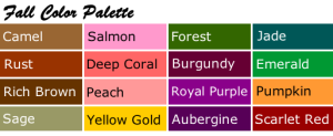 Fall Color Palette - Best Colors For Brunettes