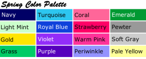 Spring Color Palette - Best Colors For Blondes