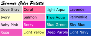 Summer Color Palette - Best Colors For Blondes