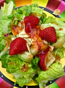 Summer Salad with Strawberries and Almonds