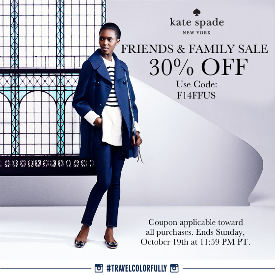 Kate Spade Friends and Family Sale