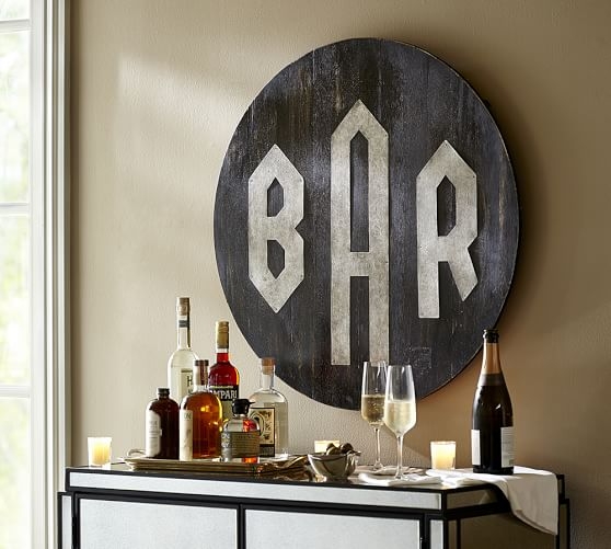 Bar Sign Home Decor Cocktail Party