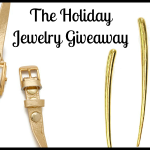 The Holiday Jewelry Giveaway - Win a Glamorous Gold Watch, Earrings & Necklace