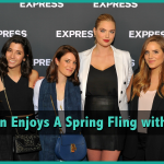 Kate Upton Enjoys a Spring Fling with Express