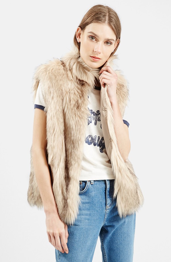 70s Style Trend - Faux Fur Vest
