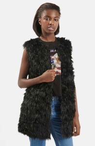 70s Style Trend - Shaggy Faux Fur Vest