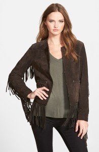 70s Style Trend - Suede Fringe Jacket