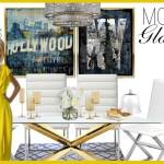 Interior Inspirations Modern Glamour Dining Room