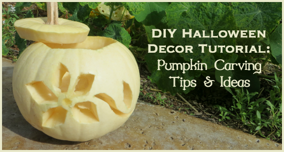 DIY Halloween Decor Tutorial - Pumpkin Carving Tips and Ideas