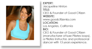 Fitness Expert - Jacqueline Hinton