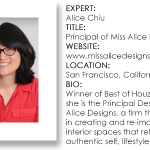 Interior Design Expert - Alice Chiu