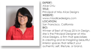 Interior Design Expert - Alice Chiu