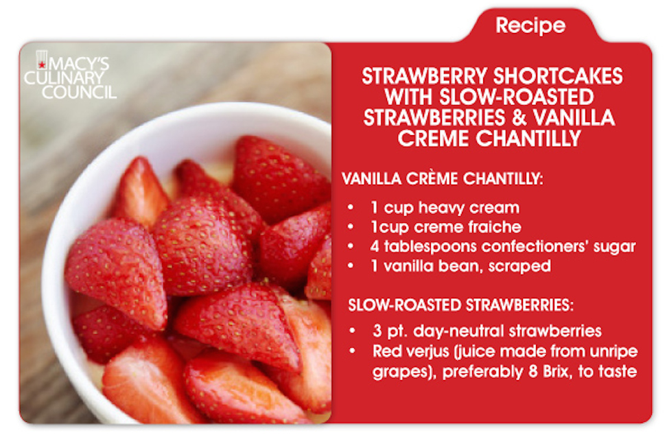 Celebrate National Strawberry Shortcake Day at Macy's #AmericanIcons Cooking Demo