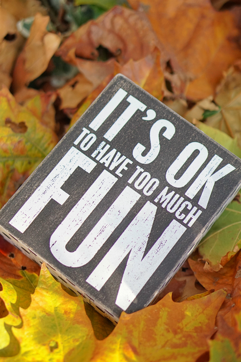 The Fun & Fashionable Fall Giveaway - Fun Wood Sign