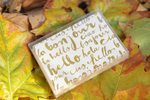 The Fun & Fashionable Fall Giveaway - Papyrus Bonjour Boxed Notecard Set