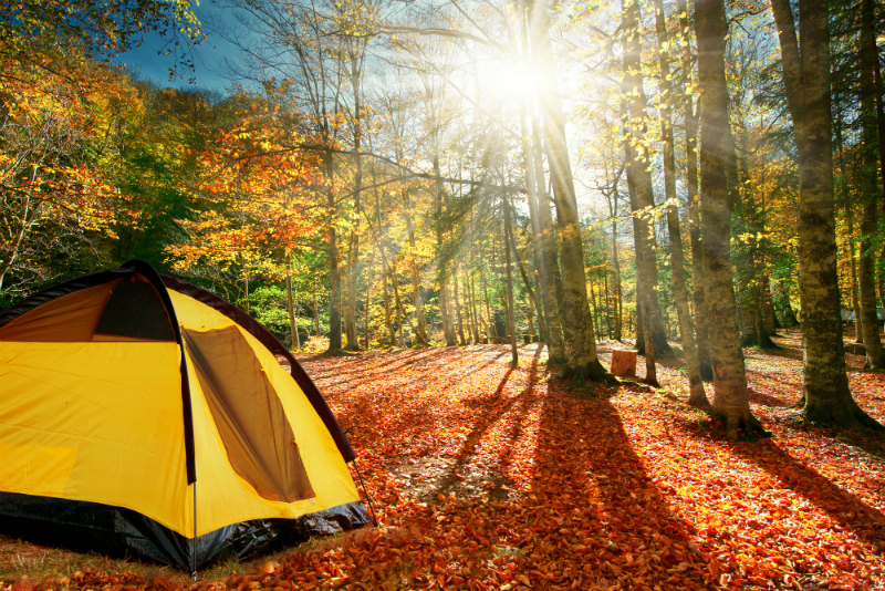 Inspired By The Season - Fun Ways To Enjoy The Best Things About Fall - Camping