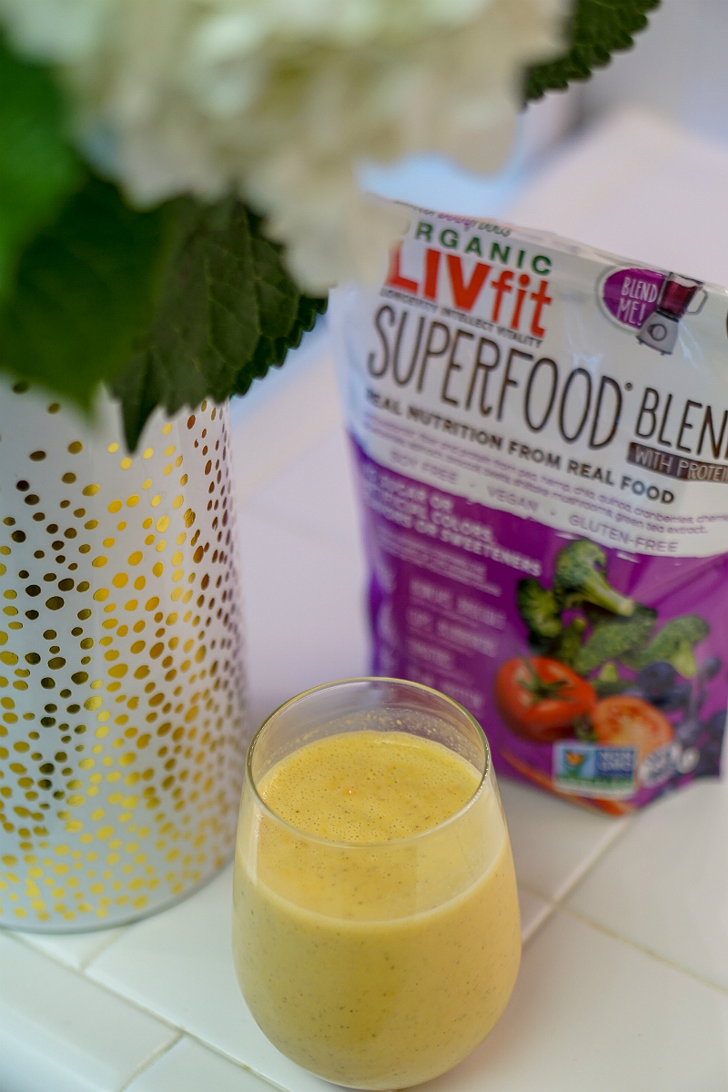 Superfood Smoothie Recipe - Better Body Foods Organic LIVfit Superfood Blend with Protein