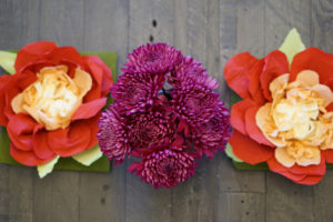 DIY Paper Flower Centerpieces for a Summer Solstice Party
