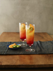 Tequila Recipe - Spicy Tequila Sunrise from In The Raw