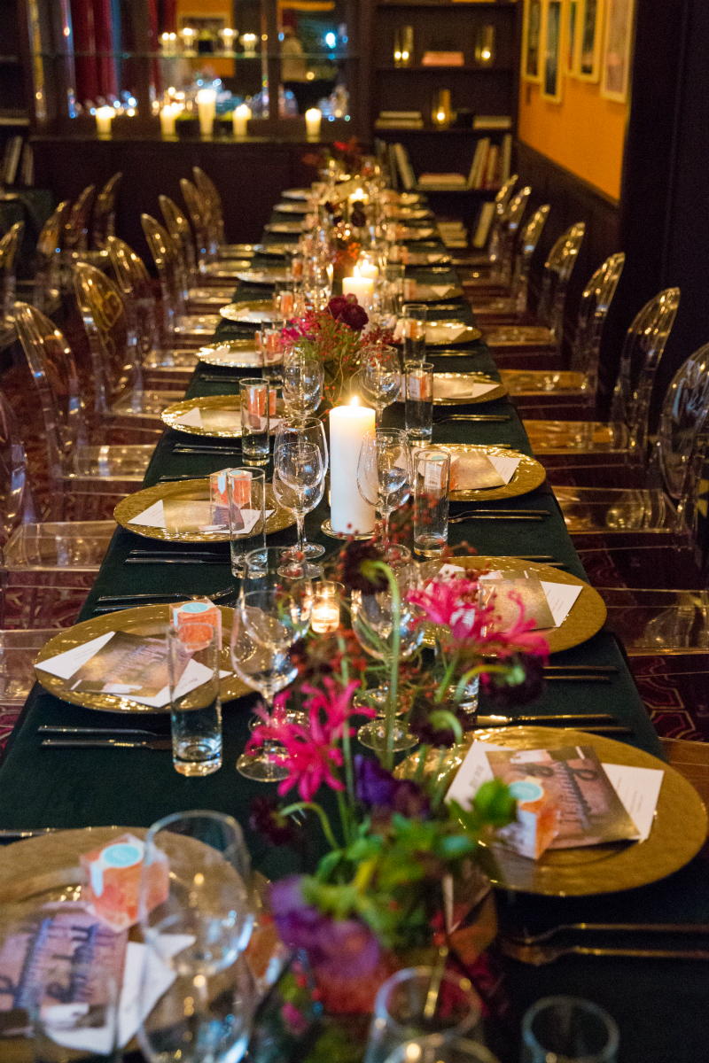 Entertaining Guide: Graffiti Glam Theme Holiday Dinner Party