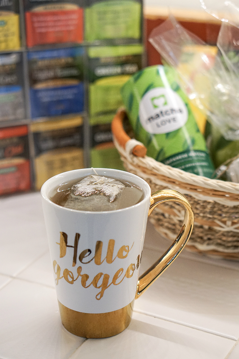 National Hot Tea Month - Baked Salmon & Green Tea Rice Recipe