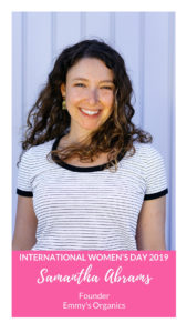 International Women's Day - Samantha Abrams