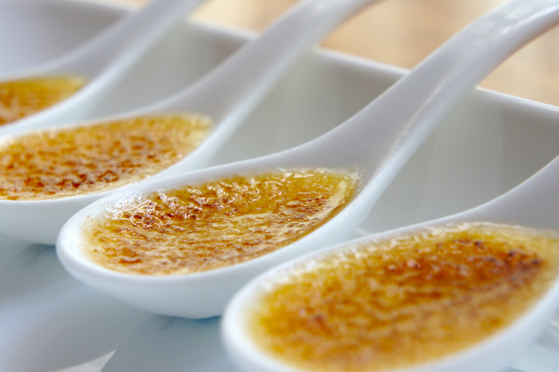 St. Patrick's Day Recipes - Baileys Creme Brulee by Elegant Affairs Caterers