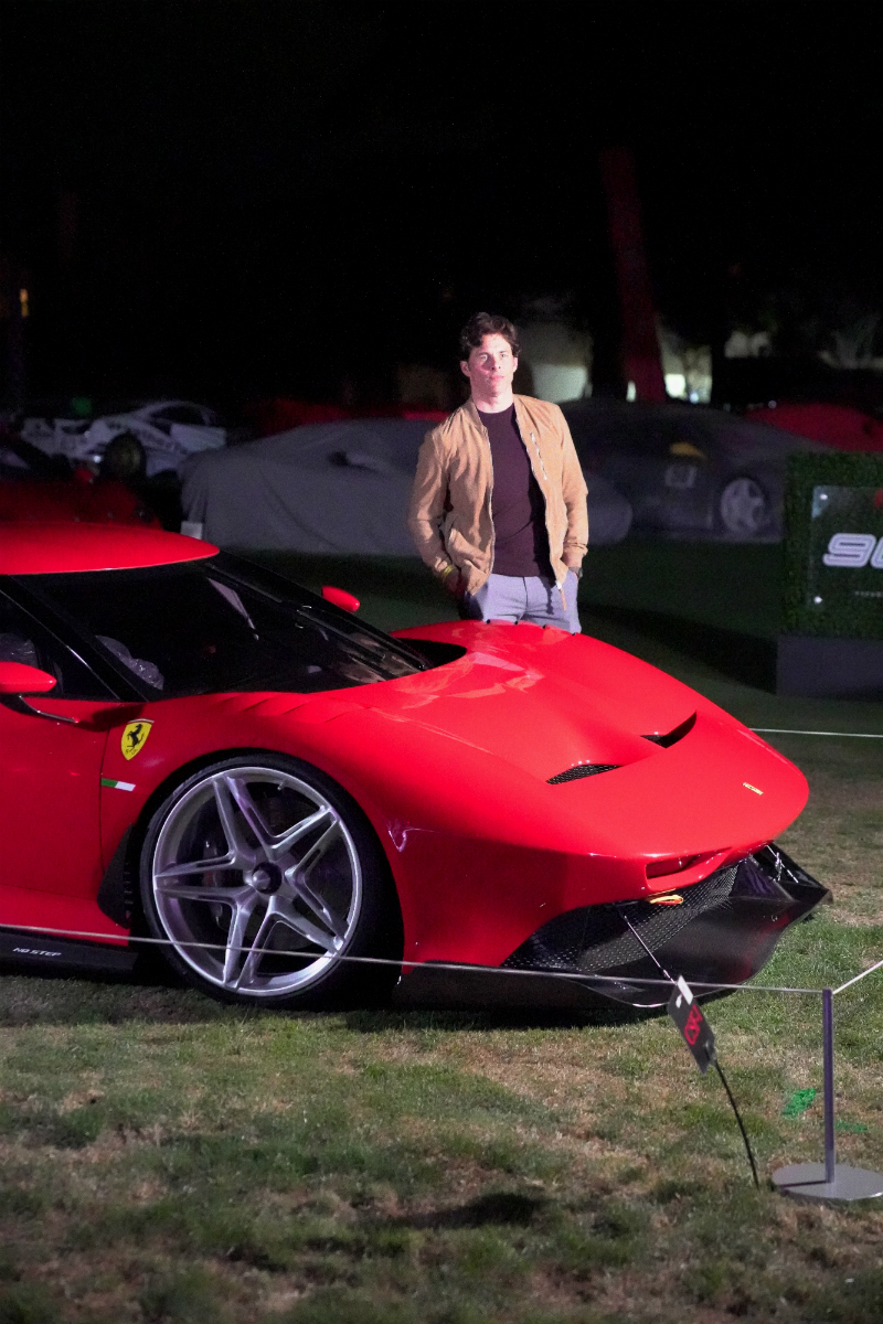2019 Monterey Car Week - Actor James Marsden at Casa Ferrari at Pebble Beach Resorts