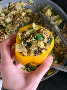 Vegetarian Quinoa Stuffed Bell Peppers Recipe