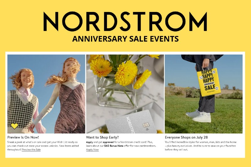 Nordstrom Anniversary Sale Events