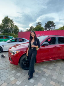 Christina-Lauren Pollack MotorTrend Alfa-Romeo Monterey Car Week