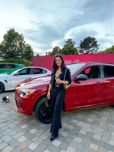 Christina-Lauren Pollack at MotorTrend x Alfa-Romeo VIP Party Monterey Car Week